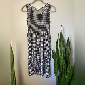 Gingham Midi Dress
